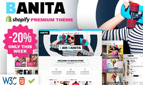 Banita 时尚服饰 配件 Shopify主题