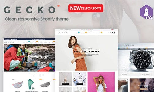 Gecko 时尚/服饰/日常用品 Shopify主题